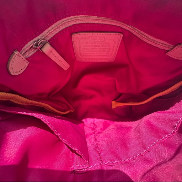 Coach Blue Canvas Crossbody Bag - Picture 5 of 6